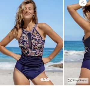 One piece bathing suit